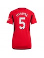 Manchester United Harry Maguire #5 Replika Hemmakläder Dam 2023-24 Kortärmad